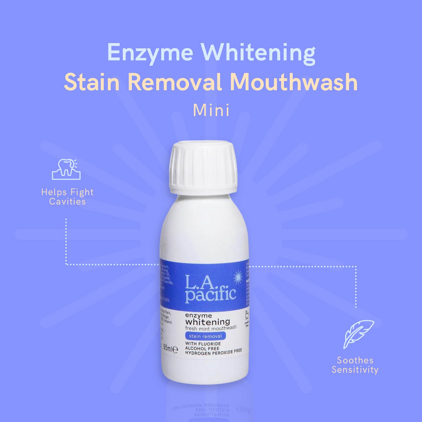 Enzyme Whitening Stain Removal Mouthwash Mini 95ml