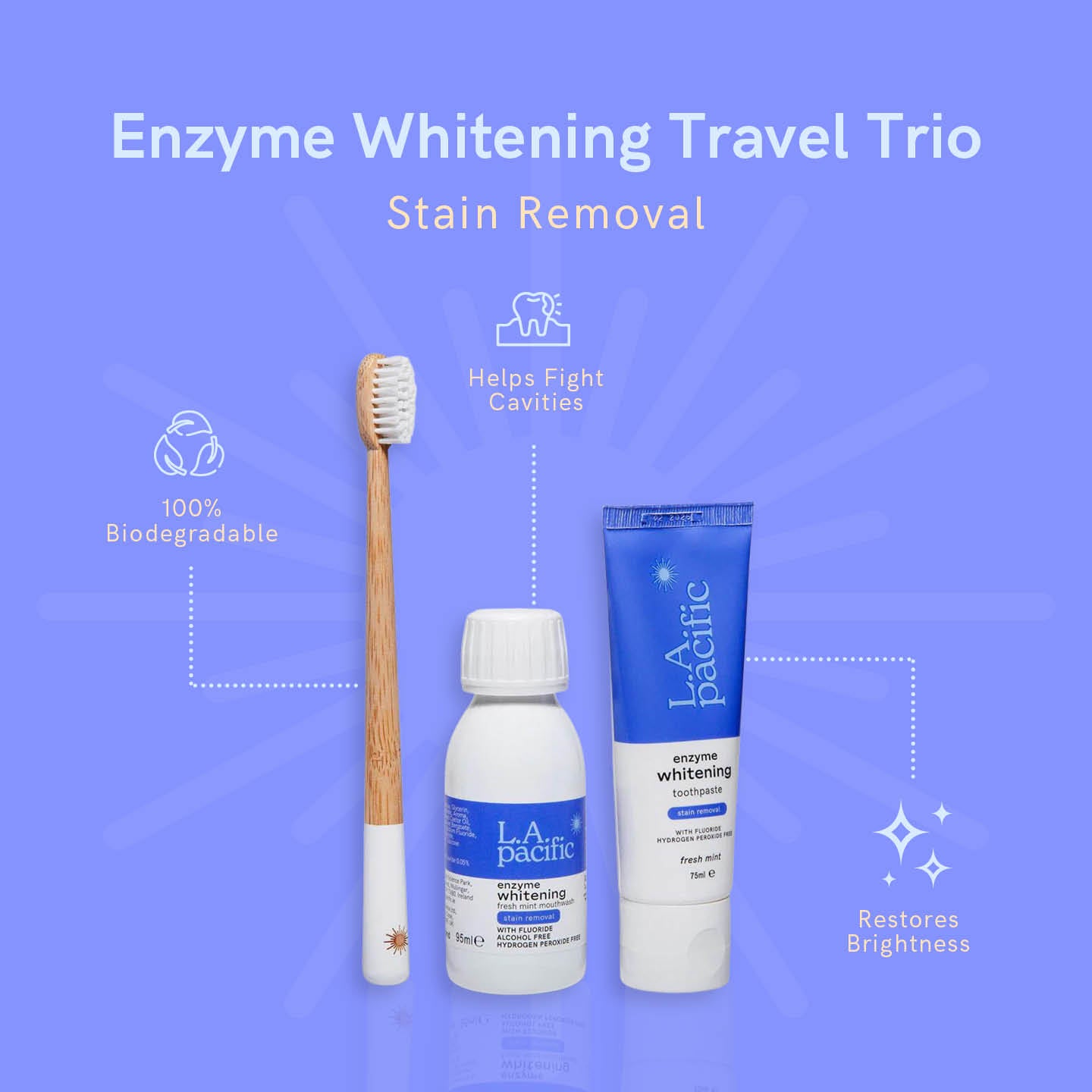 Enzyme Whitening Travel Trio - Stain Removal